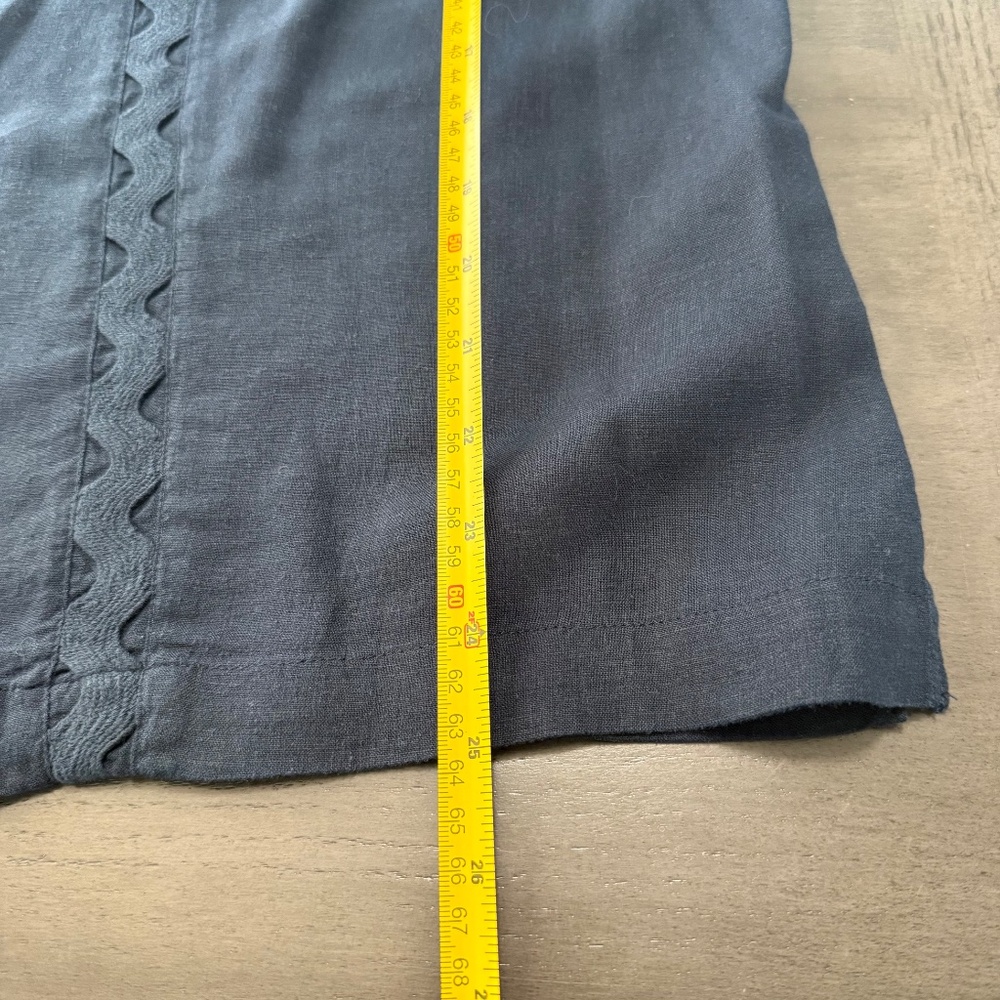 J Jill Women’s Navy Blue Linen Blend Sleeveless Tank Size XL - Picture 6 of 8